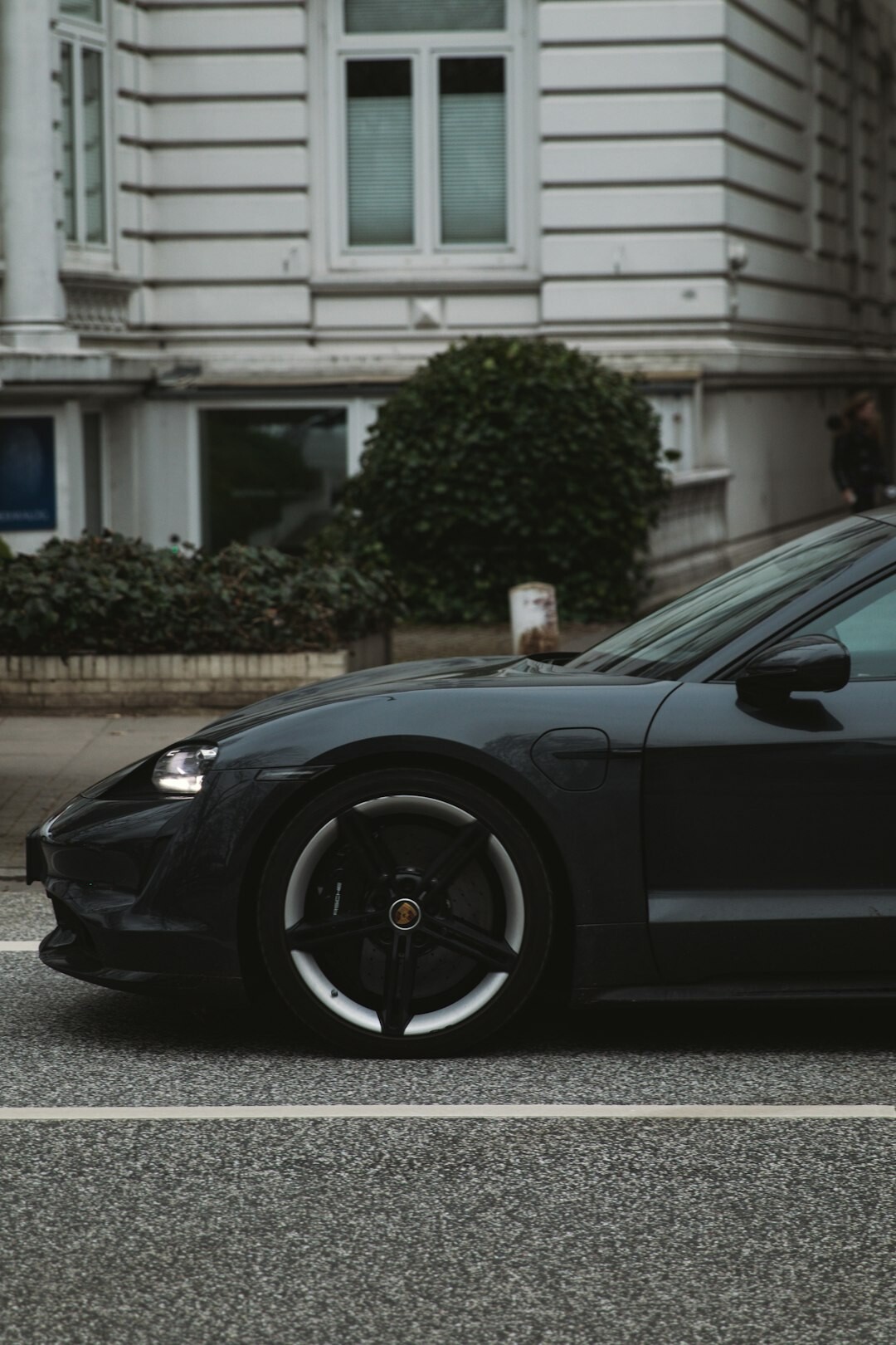 luxury car parked outside