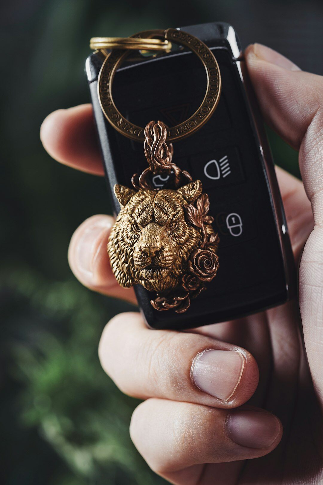 luxury car keys in hand