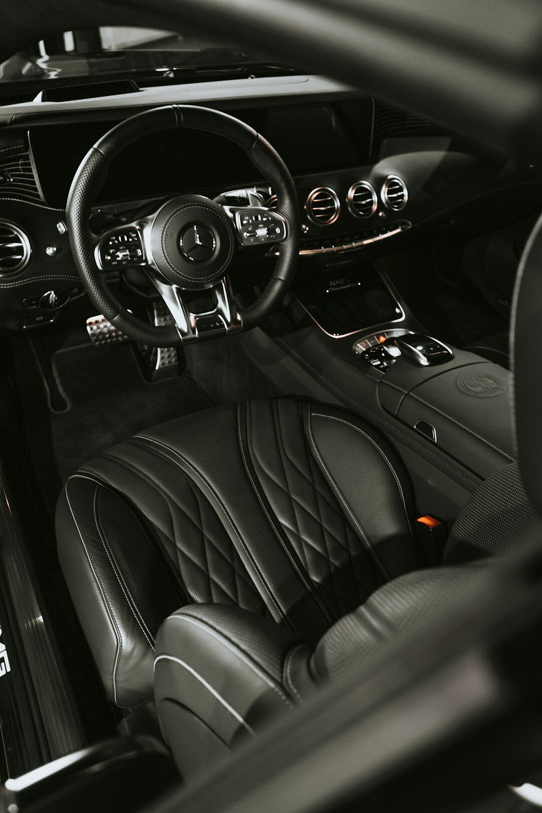 luxury car interior