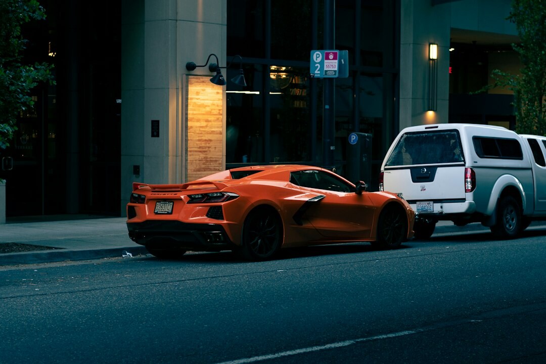 porsche sports car on road
